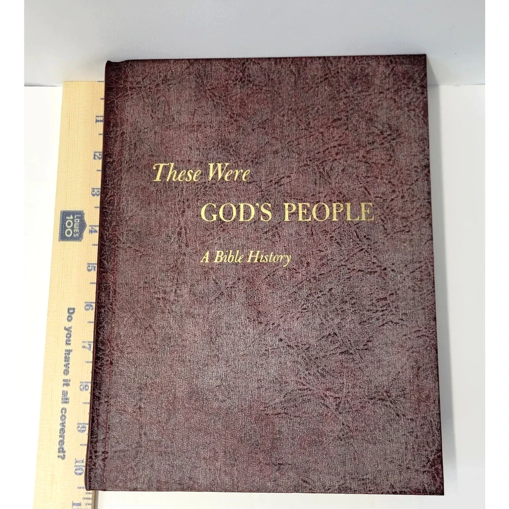 Vintage 1966 These Were God's People William C Martin Bible History Hardcover‎